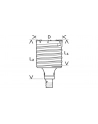 no name BOSCH KORONA SDS-MAX 68x160mm KPL - nr 7