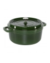 no name Garnek żeliwny okrągły Staub - 38 ltr, Zielony - nr 2