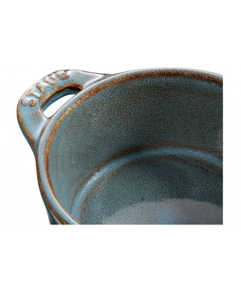 zwilling STAUB Mini Cocotte Okrągły 4 szt - 200 ml 40508-160-0 Antyczny turkusowy nr 2