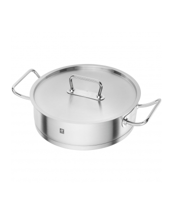 no name Patelnia sauté z 2 uchwytami i pokrywką Zwilling Pro S - 28 cm