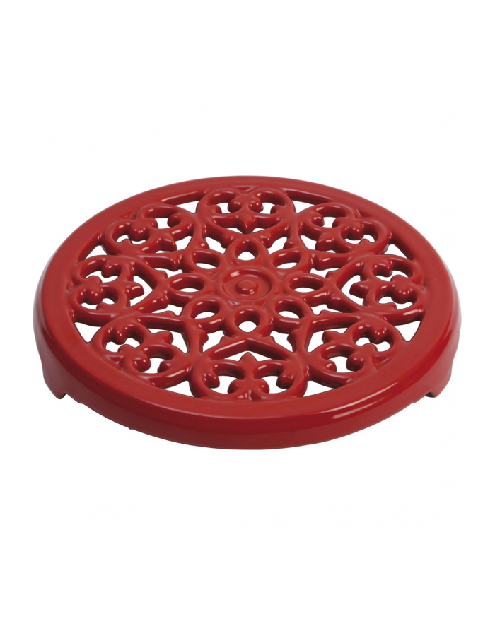 no name Stojak żeliwny Staub - 23 cm, Czerwony główny