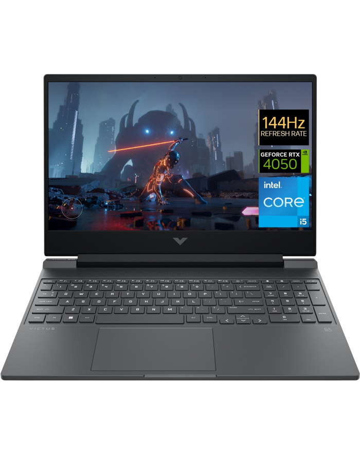 hewlett-packard HP Victus 15-fa1003nw i5-12500H 156''; FHD 144Hz AG 16GB DDR4 3200 SSD512 GeForce RTX 4050 _6GB NoOS główny