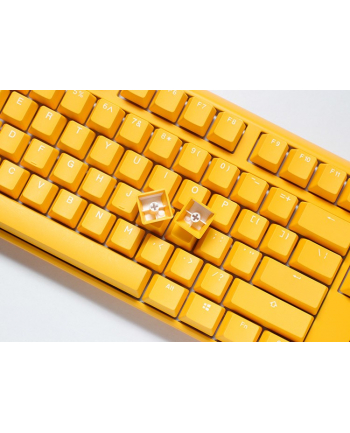 Ducky One 3 Yellow Gaming Tastatur, RGB LED - MX-Silent-Red (US)