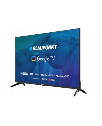 TV 55''; Blaupunkt 55UGC6000 4K Ultra HD, GoogleTV, Dolby Atmos, WiFi 2,4-5GHz BT, WiFi czarny