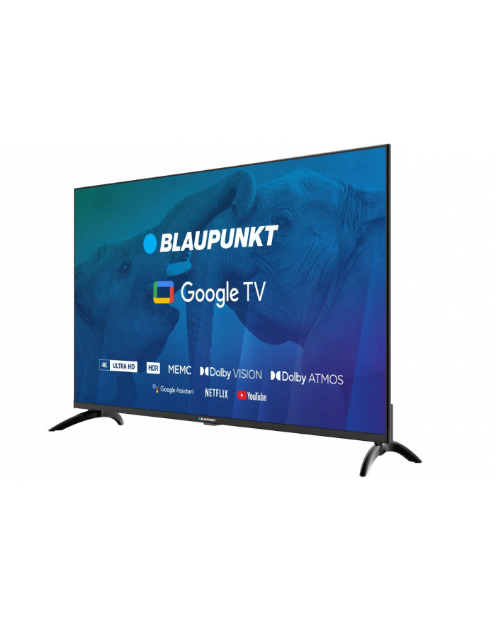 TV 55''; Blaupunkt 55UGC6000 4K Ultra HD, GoogleTV, Dolby Atmos, WiFi 2,4-5GHz BT, WiFi czarny główny