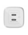BELKIN ŁADOWARKA 65W DUAL USB-C GAN KABEL 2M BIAŁA - nr 7
