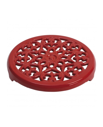 no name Stojak żeliwny Staub - 23 cm, Czerwony nr 1