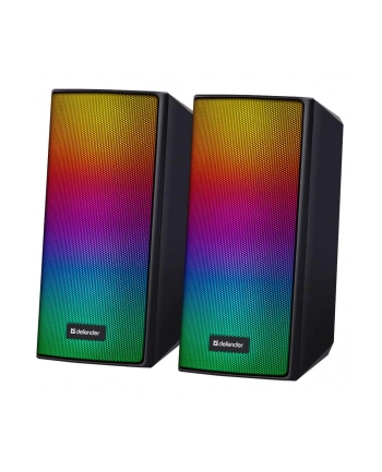 Głośniki Defender SPITFIRE 2.0 6W Bluetooth USB podświetlenie RGB MP3 nr 1