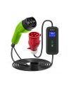 Ładowarka Qoltec do samochodu elektrycznego EV z regulacją 2w1 Typ2 | 11kW | CEE 5 PIN | LCD | 3 fazy | Przenośna | Wallbox | 5m - nr 9