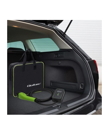 Ładowarka Qoltec do samochodu elektrycznego EV z regulacją 2w1 Typ2 | 3.5kW | 230V | Wi-Fi | LCD | Przenośna | Wallbox | 5m nr 2