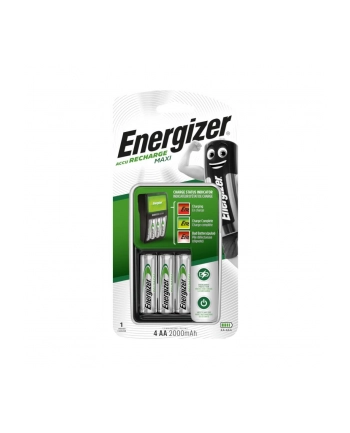 Ładowarka akumulatorków Ni-MH Energizer Maxi + 4 x R6/AA 2000 mAh nr 1