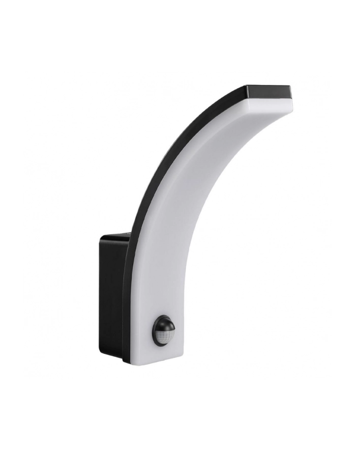 Lampa LED z czujnikiem ruchu Maclean MCE512 B, czujnik ruchu PIR, kolor czarny, 20W, IP65, 2000lm, barwa neutralna biała (4000K) główny