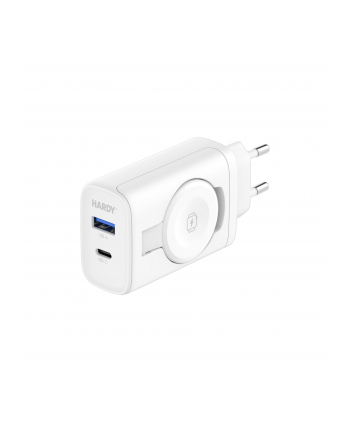 3mk pczerwonyection Ładowarka sieciowa 3mk HARDY Charger PD 2in1 33W for Apple z indukcją