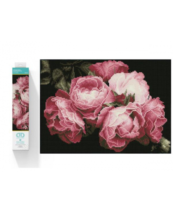 dante Haft diamentowy Diamond Dotz Diamentowa mozaika Vintage Roses 51x39cm DQ9020