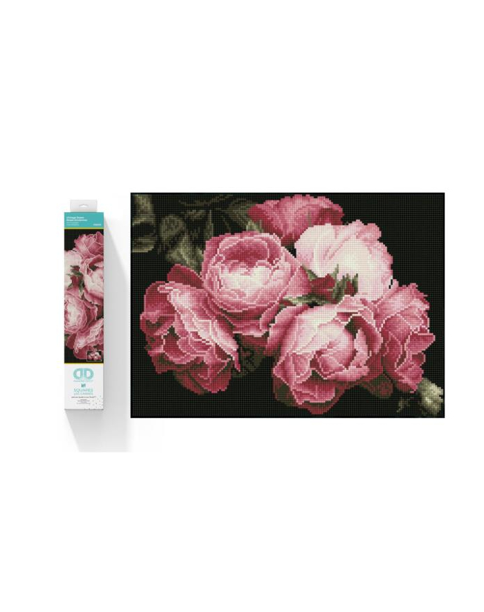 dante Haft diamentowy Diamond Dotz Diamentowa mozaika Vintage Roses 51x39cm DQ9020 główny