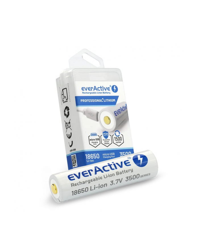 everactive Akumulator 18650 3,7V Li-ion 3500 mAh micro USB główny