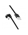 LOGILINK CU0192 Kabel USB 2.0 Type-C C/M kątowy na USB-A/M aluminium czarny 1m - nr 1