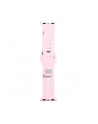3mk pczerwonyection Pasek do Apple Watch - 3mk Silicone Watch Strap for Apple -38/40/41 mm Powder Pink - nr 8