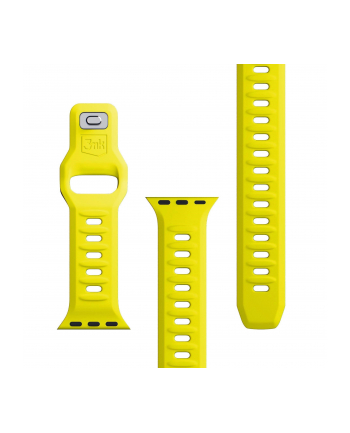 3mk pczerwonyection Pasek do Apple Watch - 3mk Silicone Watch Strap for Apple -38/40/41 mm Yellow nr 2