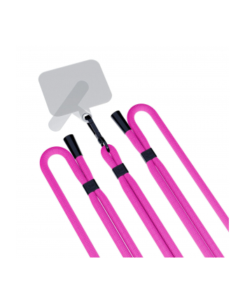 3mk pczerwonyection Smycz do telefonu - 3mk EasyClip - Róż (czarny) nr 1