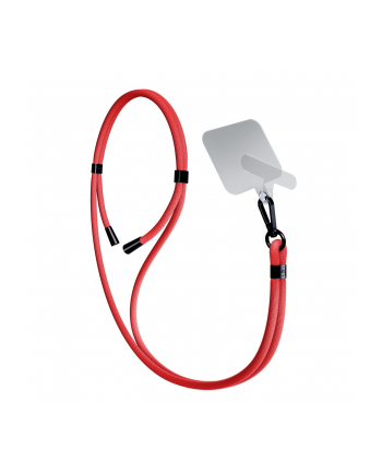 3mk pczerwonyection Smycz do telefonu - 3mk EasyClip - Czerwony (czarny) nr 2