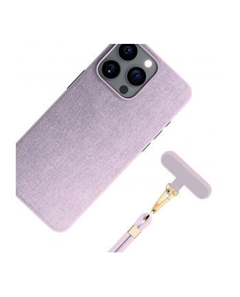 3mk pczerwonyection Smycz do telefonu - 3mk EasyClip Elite - Pink (gold) nr 1