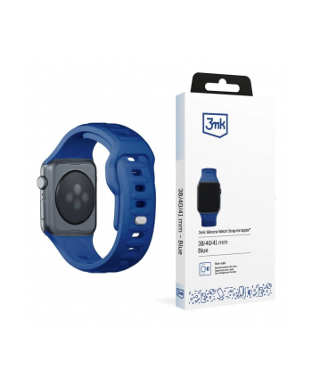 3mk pczerwonyection Pasek do Apple Watch - 3mk Silicone Watch Strap for Apple -38/40/41 mm Blue