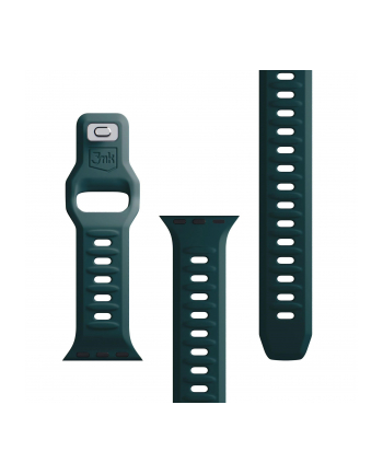 3mk pczerwonyection Pasek do Apple Watch - 3mk Silicone Watch Strap for Apple -38/40/41 mm Ciemna Zieleń