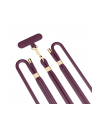 3mk pczerwonyection Smycz do telefonu - 3mk EasyClip Elite - Mulberry (gold) ) - nr 1