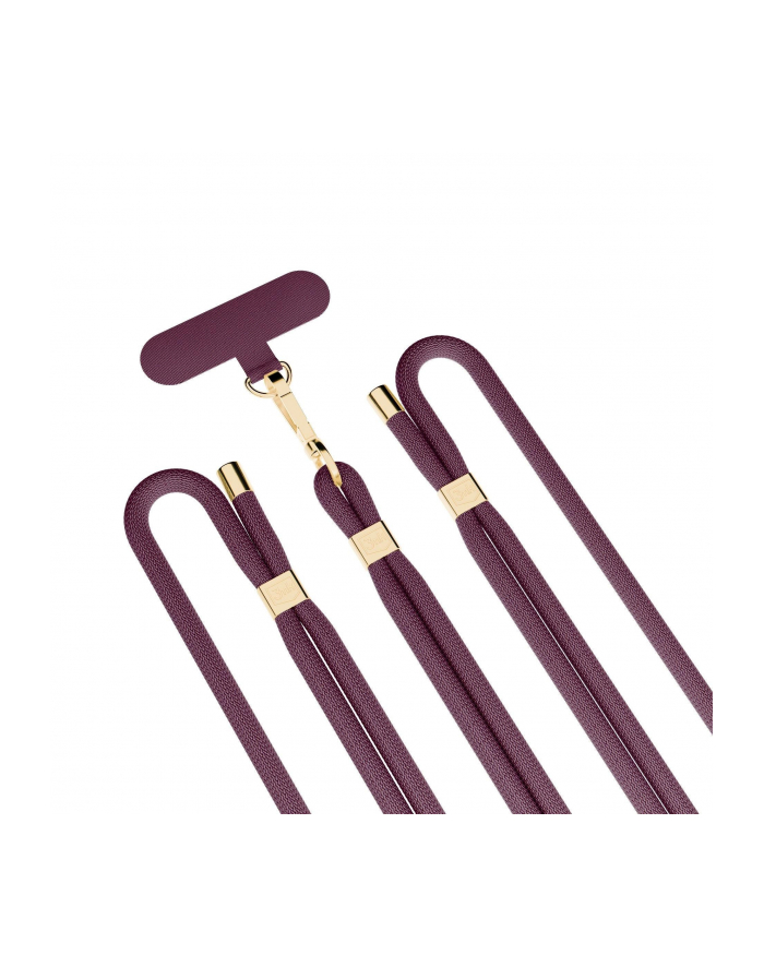 3mk pczerwonyection Smycz do telefonu - 3mk EasyClip Elite - Mulberry (gold) ) główny