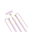 3mk pczerwonyection Smycz do telefonu - 3mk EasyClip Elite - Pink (gold) - nr 1