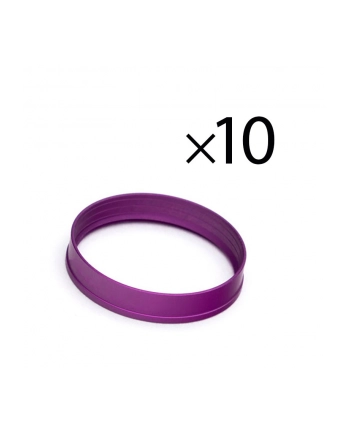 Ek Water Blocks EK-Quantum Torque Color Ring 10-Pack STC 12/16 - Purple (3831109816684)