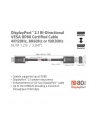Club 3D Club3D Kabel DisplayPort 2.1 na DisplayPort 2.1 4K120Hz/8K60Hz HDR (M/M), 1.2m, černá - nr 49