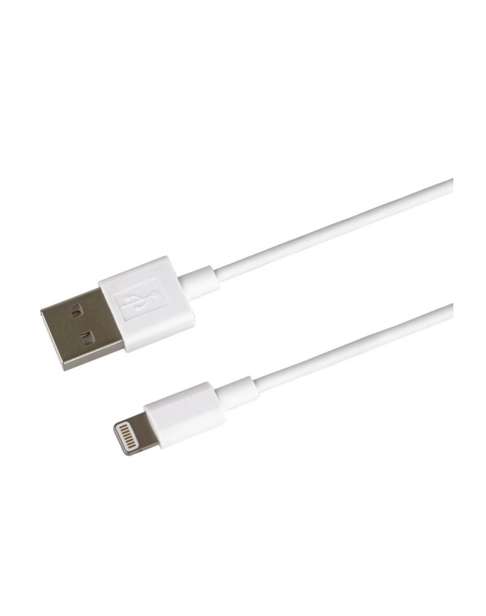 PREMIUMCORD  APPLE LIGHTNING KABEL USB 1 M, DO APPLE IPOD/IPAD/IPHONE, APPLE LIGHTNING WTYCZKA 8-PIN NA WTYCZKĘ USB 2.0, BIAŁY  () główny