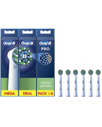 Oral-B Pro Cross Action Końcówki Wymienne Do Szczoteczki Zębów 6szt. nr 1
