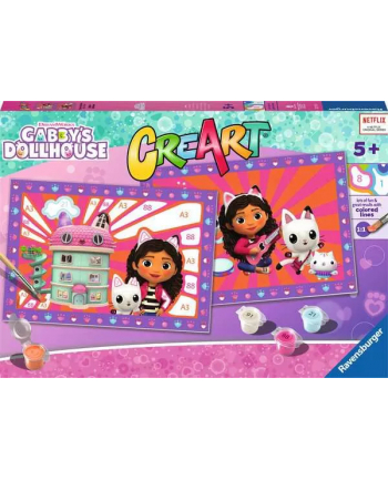 ravensburger RAV CreArt dla dzieci Junior:Koci domek Gabi 23715