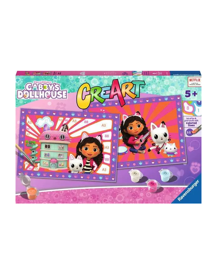 ravensburger RAV CreArt dla dzieci Junior:Koci domek Gabi 23715 główny
