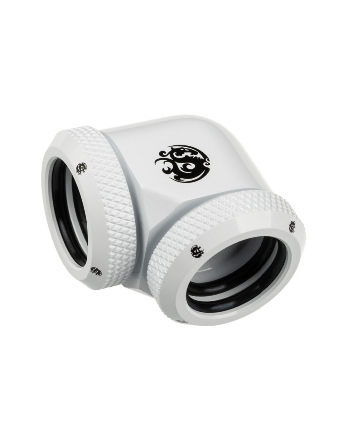 Bitspower Deluxe White Enhance 90-Degree Dual Multi-Link Adapter For OD 16MM (BPDWE90DML16) główny