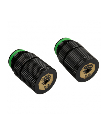 Bitspower water-exhaust fitting (Glorious Black) (2 PCS ) (BPTAEFWV2GB)