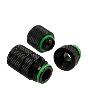Bitspower water-exhaust fitting (Glorious Black) (2 PCS ) (BPTAEFWV2GB)