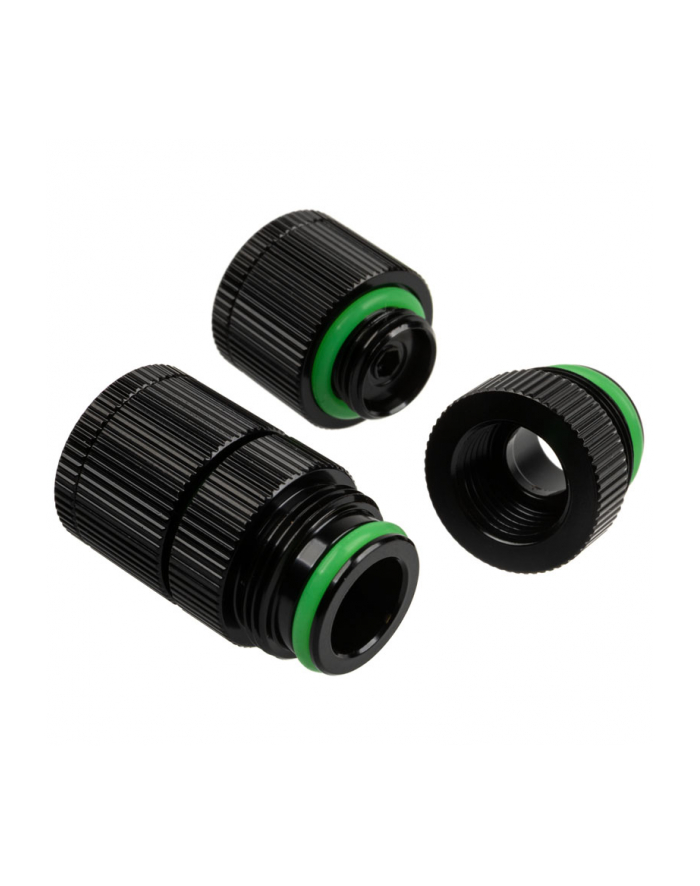 Bitspower water-exhaust fitting (Glorious Black) (2 PCS ) (BPTAEFWV2GB) główny