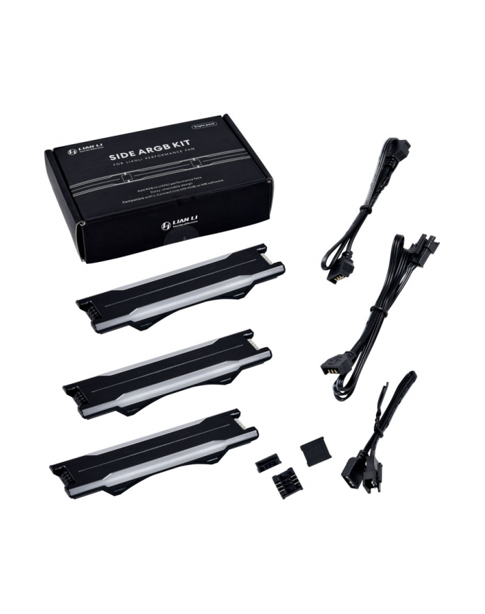 Panel LED Lian Li UNI FAN P28 Fan ARGB Strip Black (3 pak) główny