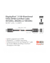 Club 3D Club3D Kabel DisplayPort 2.1 na DisplayPort 2.1 4K120Hz/8K60Hz HDR (M/M), 1.2m, černá - nr 14