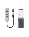Graugear Hub USB 3.0 G-HUB4-AC 4 Porty z wtyczką USB-C (GHUB4AC) - nr 4