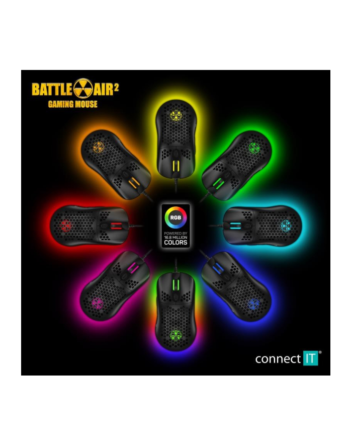Connect It BATTLE AIR 2 czarna (CMO5511BK) główny