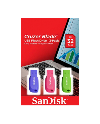 Pendrive SanDisk Cruzer Blade 32GB (SDCZ50C032GB46T)