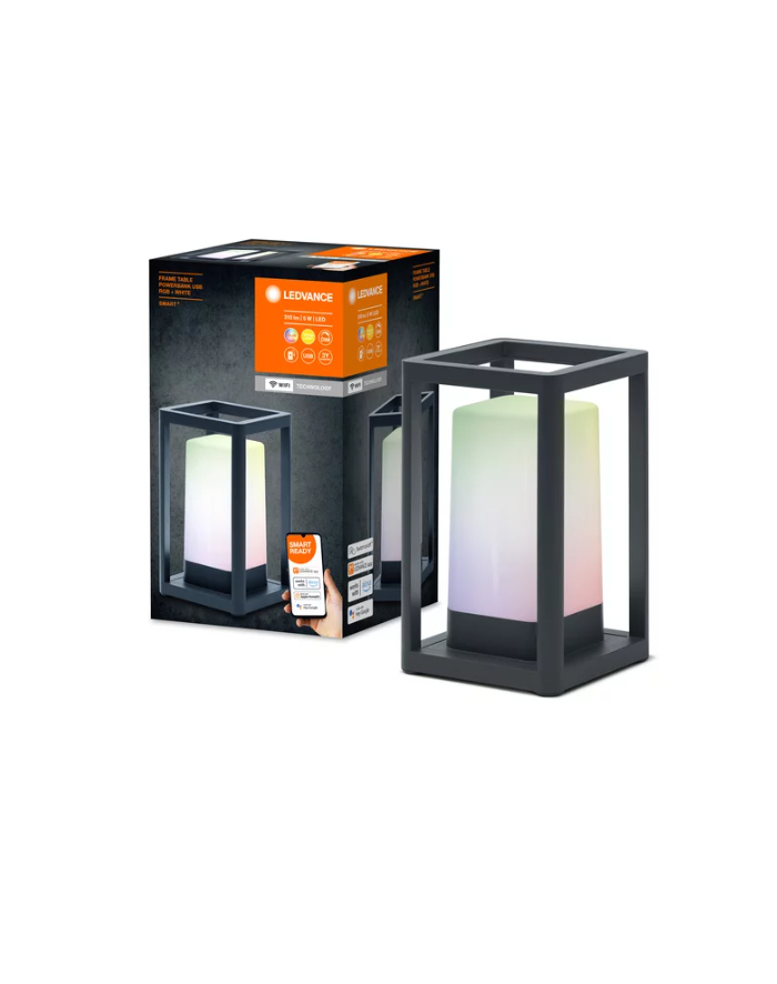 Ledvance Smart+ Wifi Tableframe Lampa Stojąca Zewnętrzna Biały Szary 4058075564466 główny