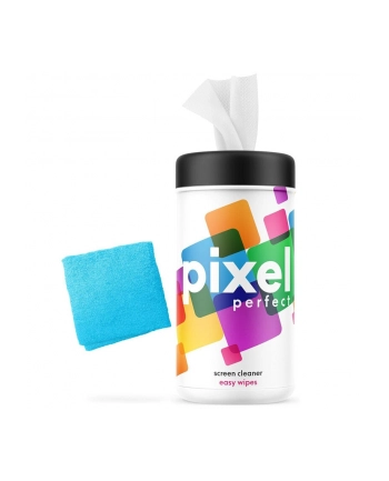 It Dusters Wilgotne Chusteczki do Ekranów 50 szt + Ściereczka Pixel Perfect (PWP50)