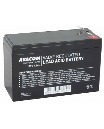 Avacom Baterie 12V 7,2Ah F2 (Pbav-12V007,2-F2A) (42197) nr 1