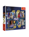 trefl PUZZLE 4w1 Marzenia się spełniają / Disney 34649 - nr 1